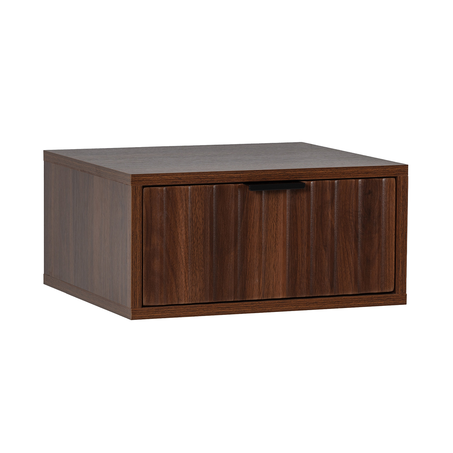 Mesita Flotante Lluvia Nogal