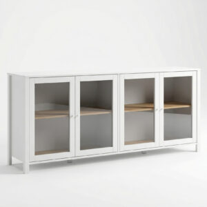 APARADOR ALESSANDRA 4P BLANCO/ROBLE