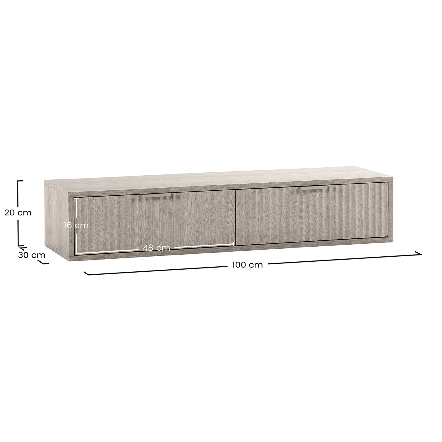 CONSOLA LLUVIA 2C SUSPENDIDA ROBLE - Imagen 7