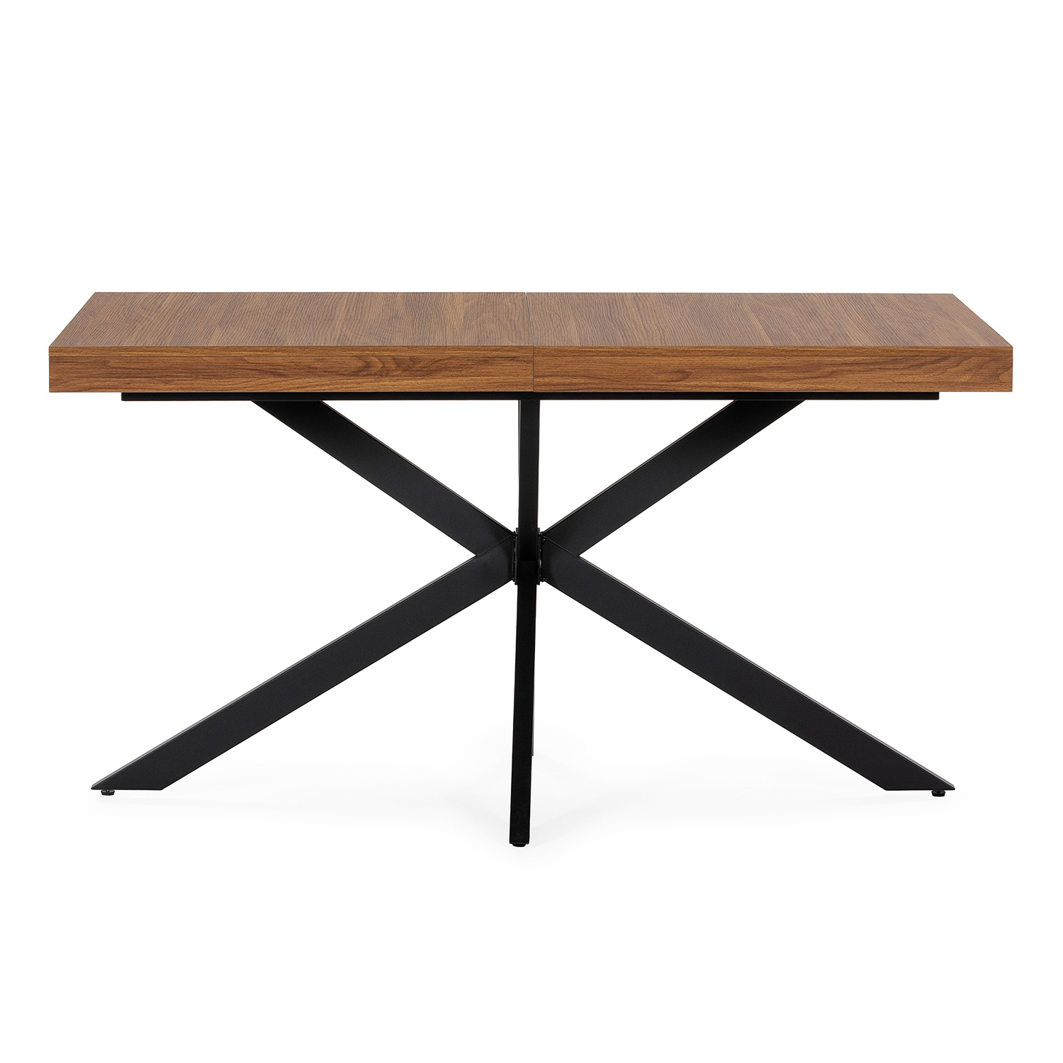 MESA EXTENSIBLE GENOVA 140-180 NOGAL/NEGRO - Imagen 4