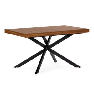 MESA EXTENSIBLE PALERMO 140-180 NOGAL/NEGRO