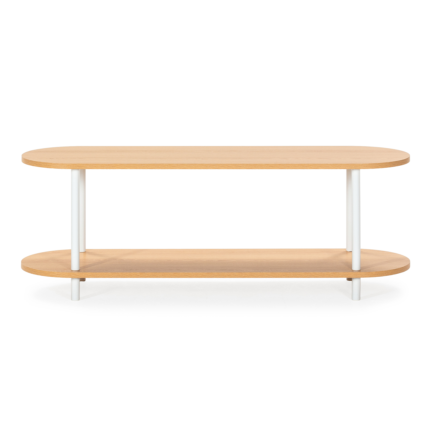MUEBLE TV MONTANA 2E ROBLE/BLANCO - Imagen 2