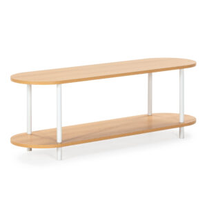 MUEBLE TV MONTANA 2E ROBLE/BLANCO