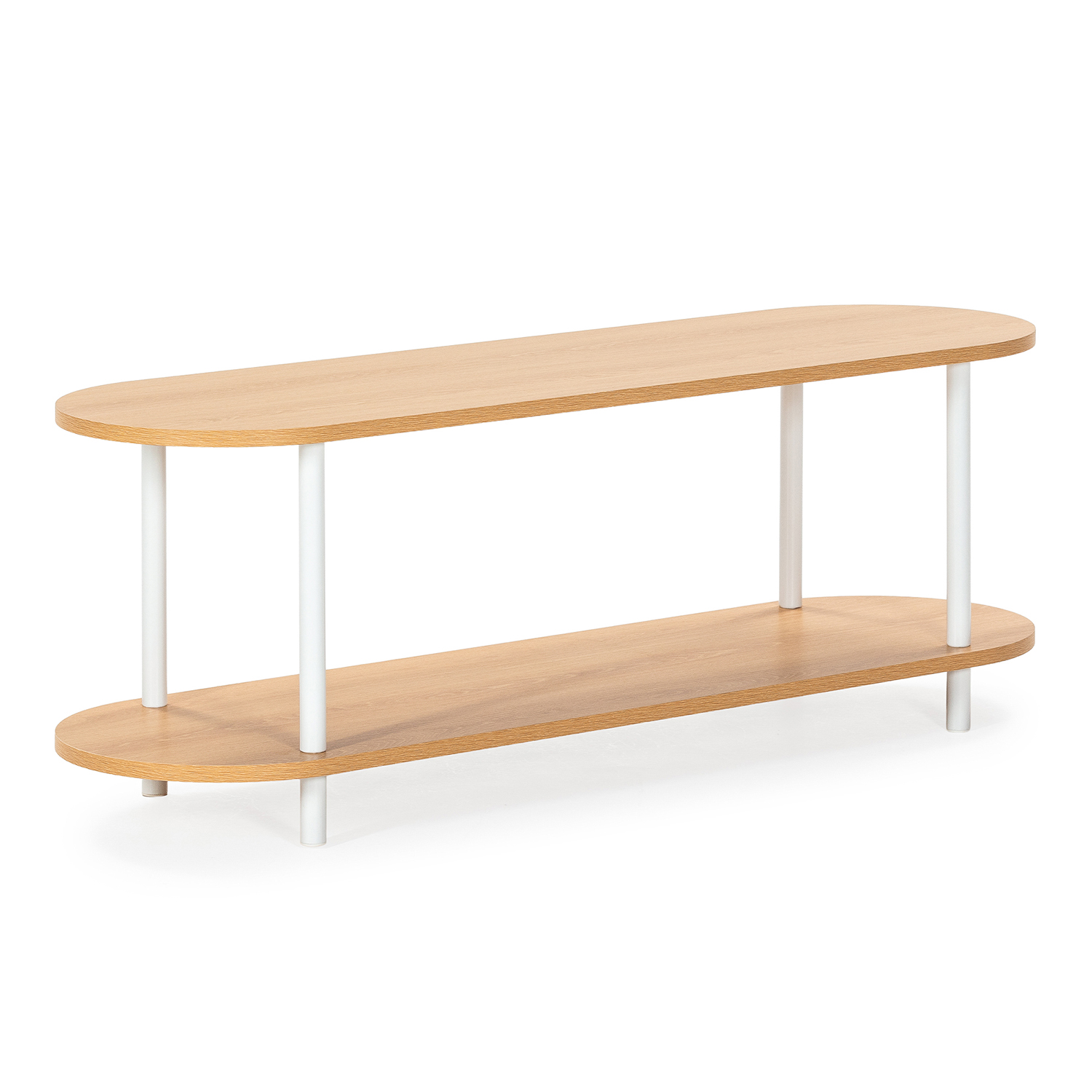 MUEBLE TV MONTANA 2E ROBLE/BLANCO