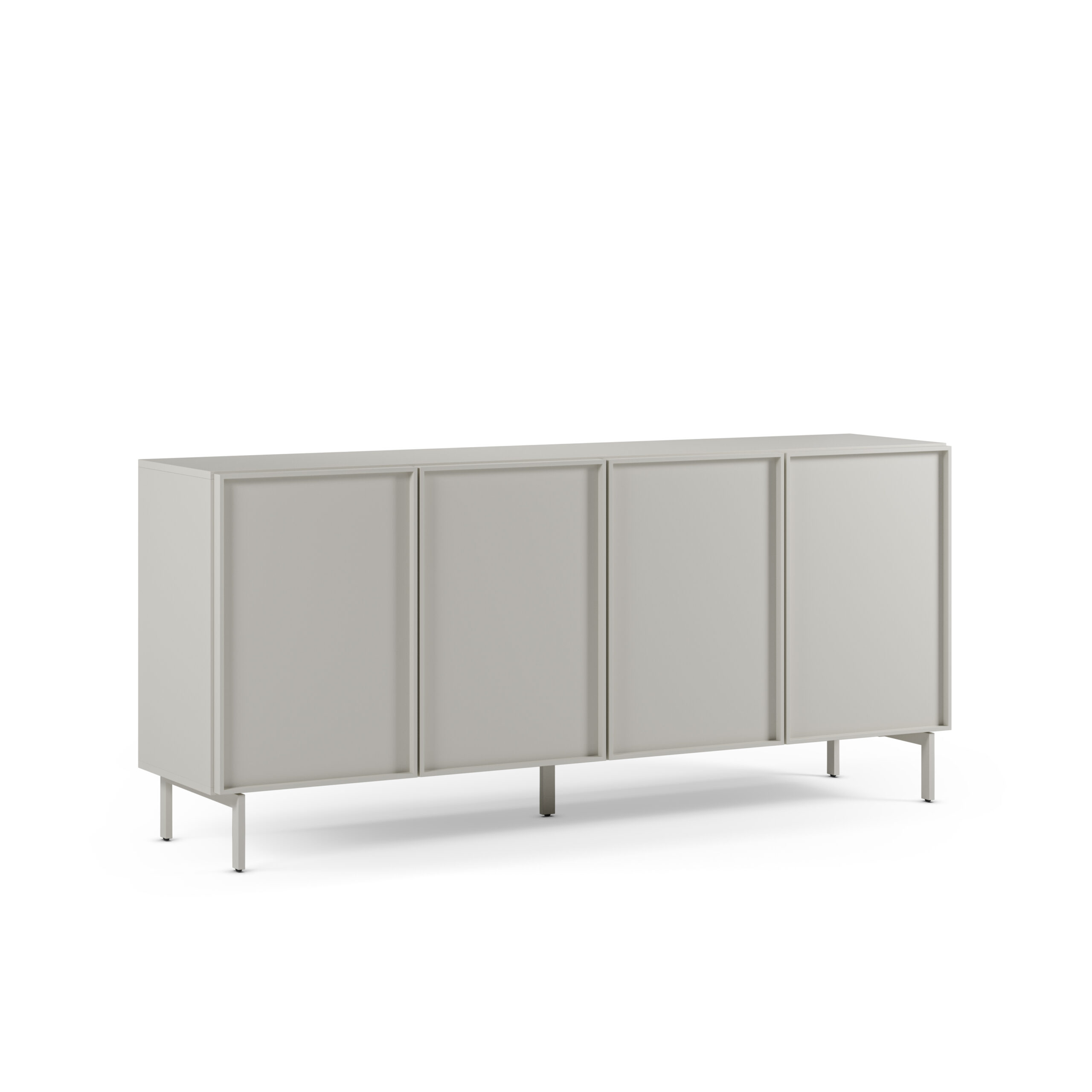 APARADOR BRISE 4P 180CM CREMA