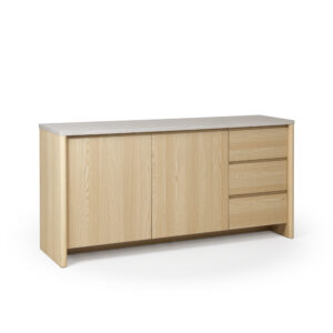 APARADOR DORE 2P3C ROBLE CLARO/MARMOL