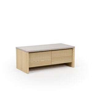 MESA CENTRO RECT. 2C 100CM ROBLE CLARO/MARMOL