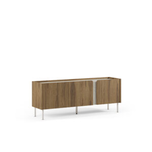 MUEBLE TV LUCILE 3P 140CM ROBLE-UD/TRAVERTINE