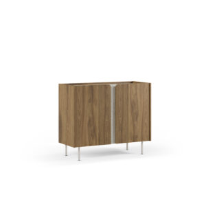 MUEBL.AUX. LUCILE 2P 100CM ROBLE-UD/TRAVERTINE