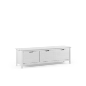 MUEBLE TV JULIETA 3P BLANCO CEPILLADO