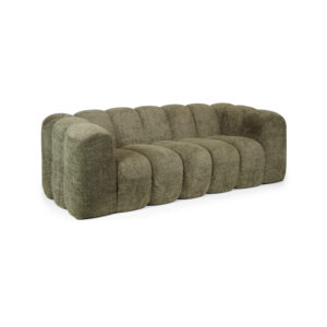 SOFA 3 PLAZAS GAJOS VERDE OSCURO