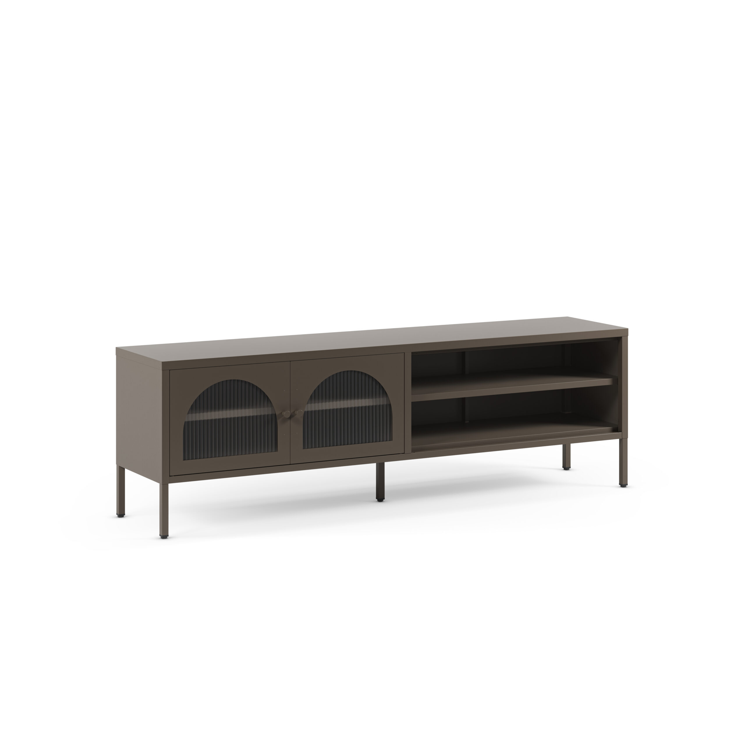 MUEBLE TV 2P2H 160CM MOCA PUERTA CRISTA