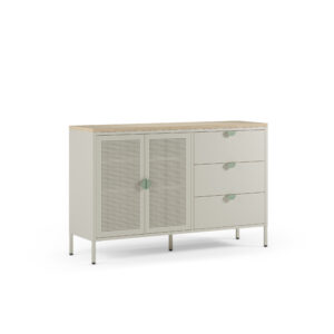 APARADOR 2P3C CREMA/ROBLE