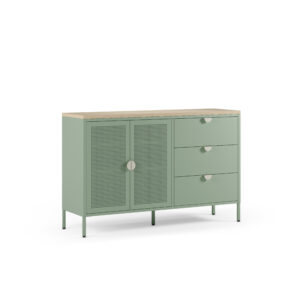 APARADOR 2P3C VERDE MENTA/ROBLE