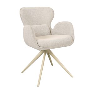 SILLON GIRATORIO BEIGE/PATA BEIGE 2P/CAJA